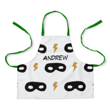 SUPERHERO Jungs NAME Comic Backen Schürze