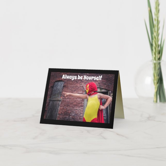 Superhero Karte (Vorderseite)