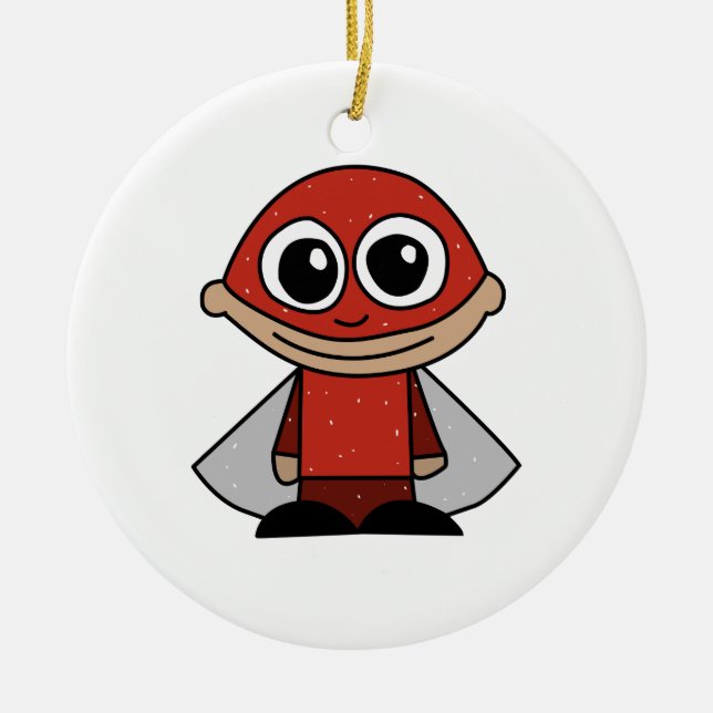 Superhero Keramik Ornament (Vorne)