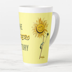Superhero Mug en latte jaune par la poète Adiela A