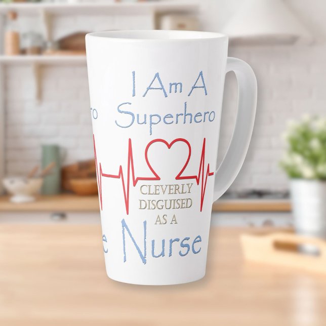 Superhero Nurse Riesenkaffee Tasse (Superhero Nurse Giant Coffee Mug)