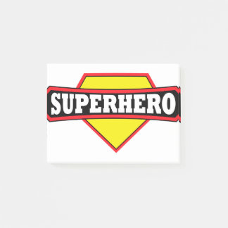 Superhero Post-it Klebezettel