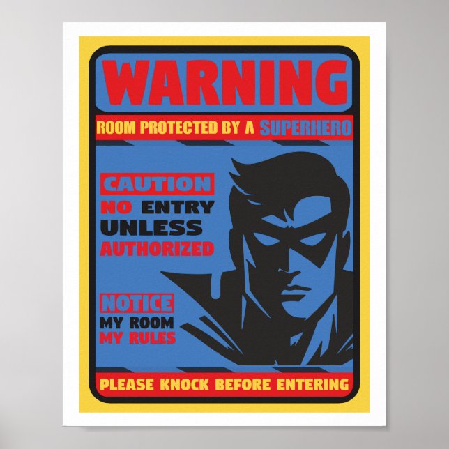 Superhero Poster (Vorne)