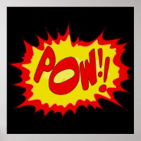 Superhero Pow Sound Effect Comic Noises and Sounds