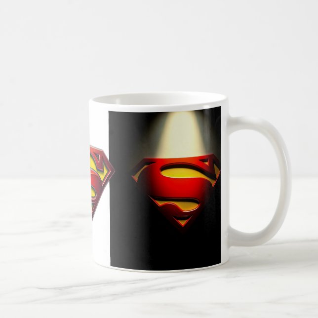 Superhero Power Mug - Gras Emblem Design pour la b (Droite)