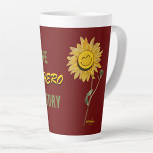 Superhero Red Latte Mug par la poète Adiela Akoo