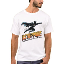 Superhero Runner Motivation Retro Design