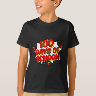 Superhero Style Happy 100. 100 Tage der Schule T-Shirt