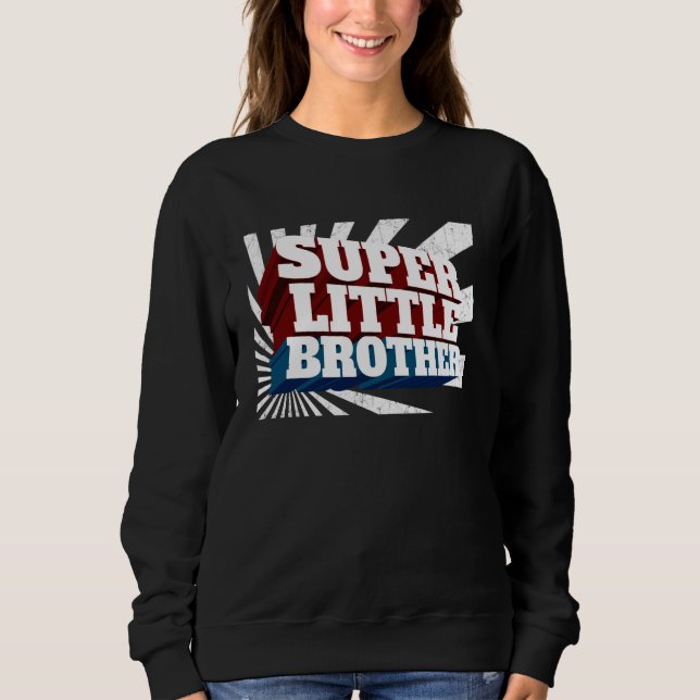 Superhero Super Little Brother Comic Sweatshirt (Vorderseite)