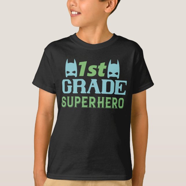 Superhero T - Shirt der ersten Klasse (Vorderseite)
