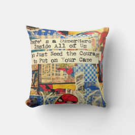 Superhero Throw Kissen