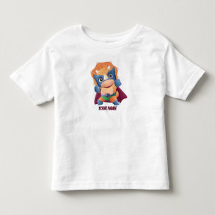 Superhero Triceratops Dinosaurier Kleinkind T-shirt