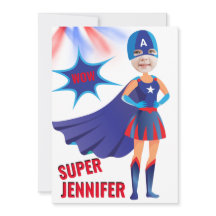 Superhero USA Atemberaubend Girl Phantastisch Gebu