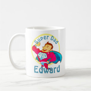 Superhero Vater Custom Kaffeetasse