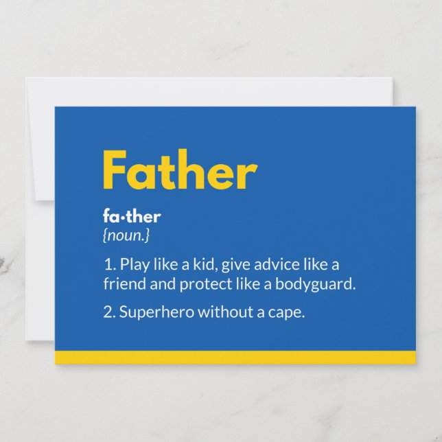 Superhero Väter Tageskarten Superdad Feiertagskarte (Vorderseite)