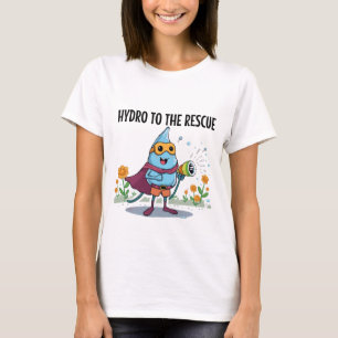 Superhero Water Drop Garden Hero T-Shirt