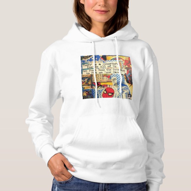 Superhero Women's Hooded Sweatshirt (Vorderseite)