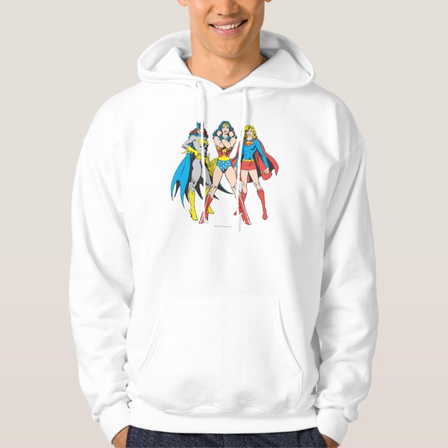 Superheroine-Pose Hoodie (Vorderseite)