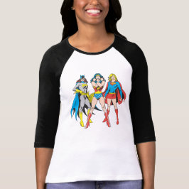 Superheroine-Pose Tri-Blend Shirt