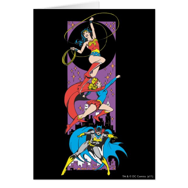 Superhéroïnes en action (Devant)