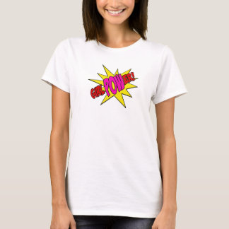 Superhéros de T-shirt de puissance de fille