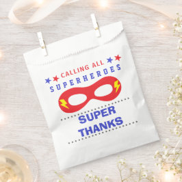 Superheros Party Super vielen Dank Geschenktütchen