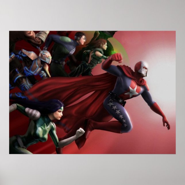 Superheros Poster (Vorne)