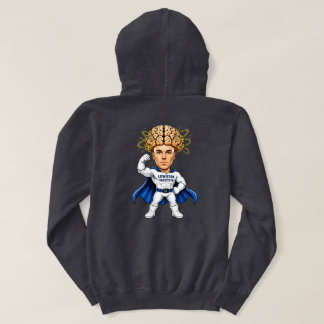 Superhirn Gehirn Kraft Hoodie