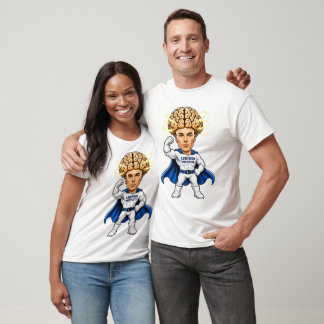 Superhirn Gehirn Kraft T-Shirt