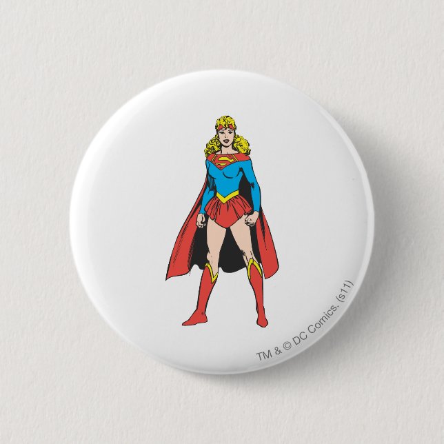 Superigirl Stands Button (Vorderseite)