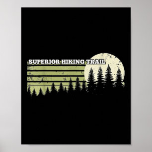 Superior Hiking Trail Outdoor Natur Wald Männer Fr Poster