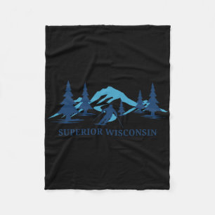 Superior Skigebiet Wisconsin Skigebiet Skifahren Fleecedecke