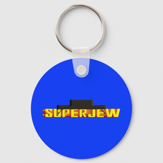 SuperJew Schlüsselanhänger (Vorderseite)