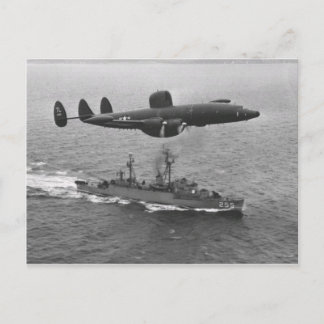 Superkonstellation Lockheeds WV-2 Postkarte