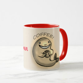 Superkraft der Coffee Wal-Tasse Tasse