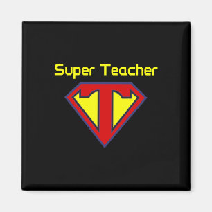Superlehrer Superheld Lustiger Lehrer Magnet