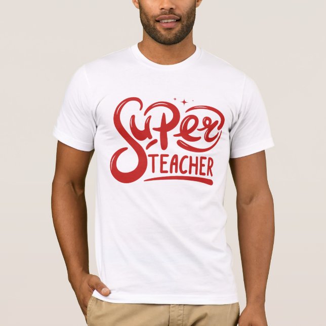 Superlehrer T-Shirt (Vorderseite)