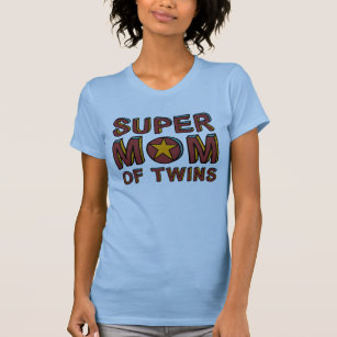 SUPERMama DER ZWILLINGE T-Shirt