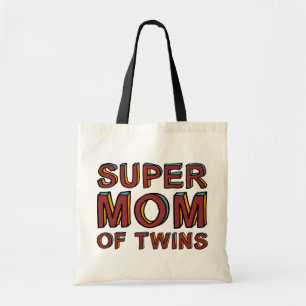 SUPERMama DER ZWILLINGE Tragetasche