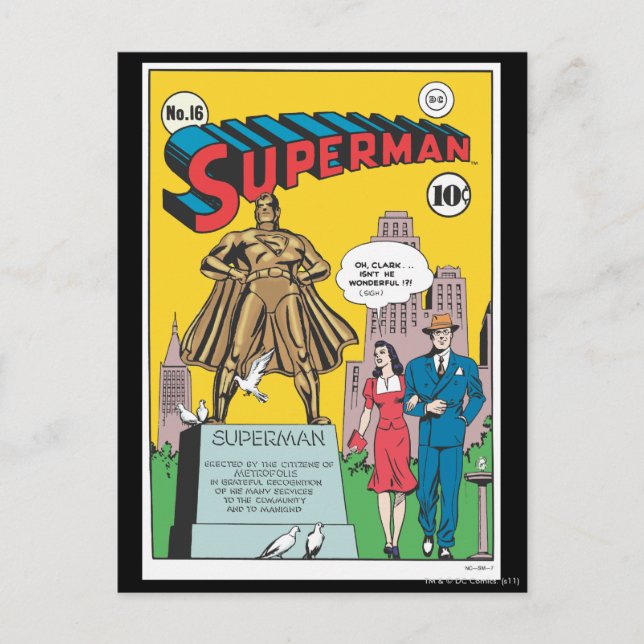 Superman #16 postkarte (Vorderseite)