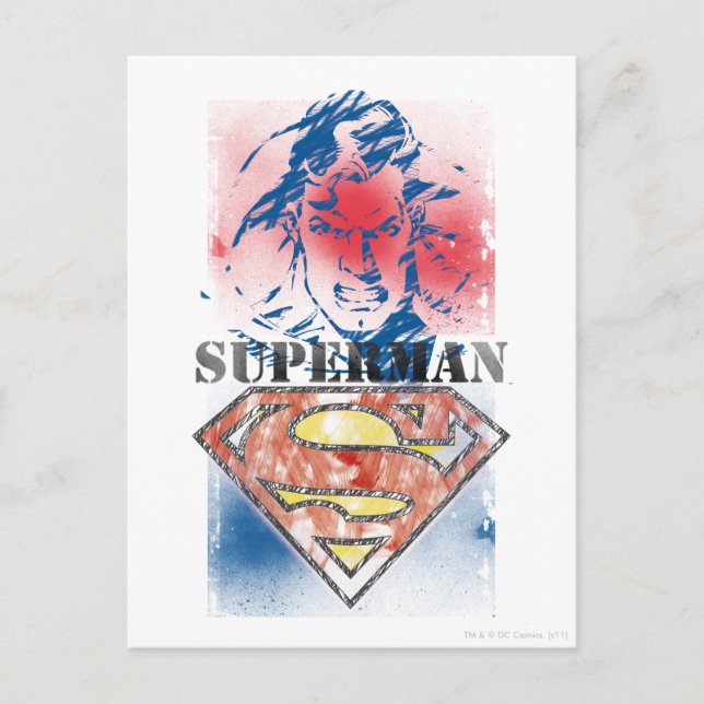 Superman 28 postkarte (Vorderseite)