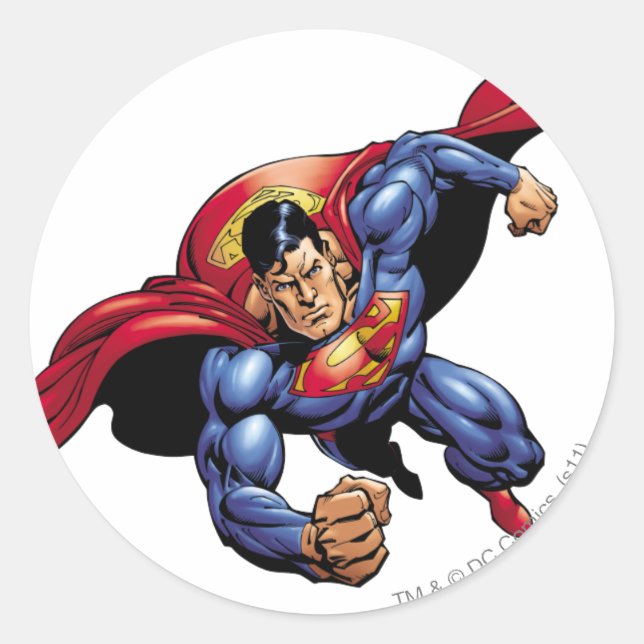 Superman 31 runder aufkleber (Vorderseite)