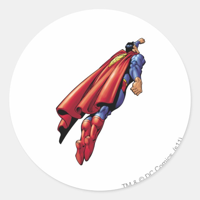 Superman 36 runder aufkleber (Vorderseite)