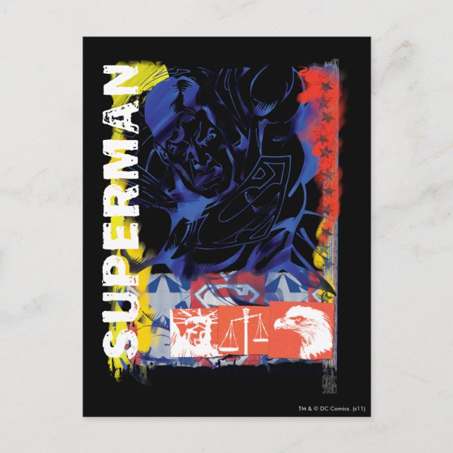 Superman 43 postkarte (Vorderseite)