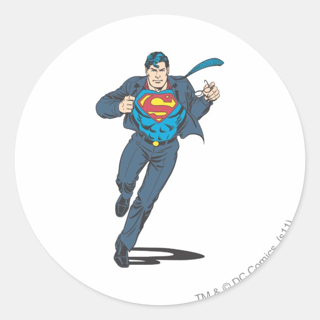 Superman 48 runder aufkleber (Vorderseite)