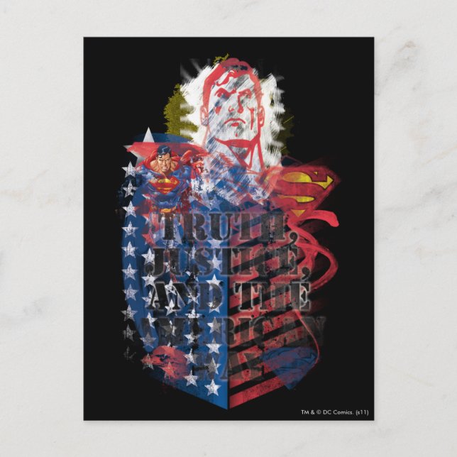 Superman 75 postkarte (Vorderseite)