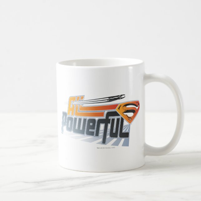 Superman All Powerful Kaffeetasse (Rechts)