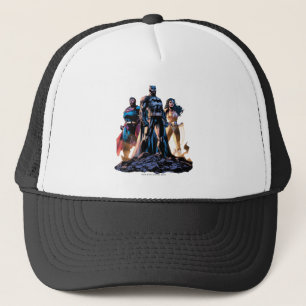 Superman, Batman & Wonder Woman Trinity Truckerkappe
