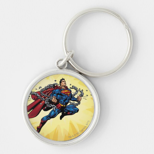 Superman bricht Ketten Schlüsselanhänger (Vorne)