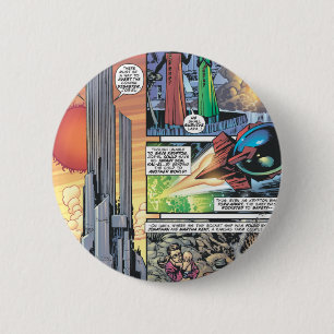 Superman Comic Panel - Clarks Herkunft Button